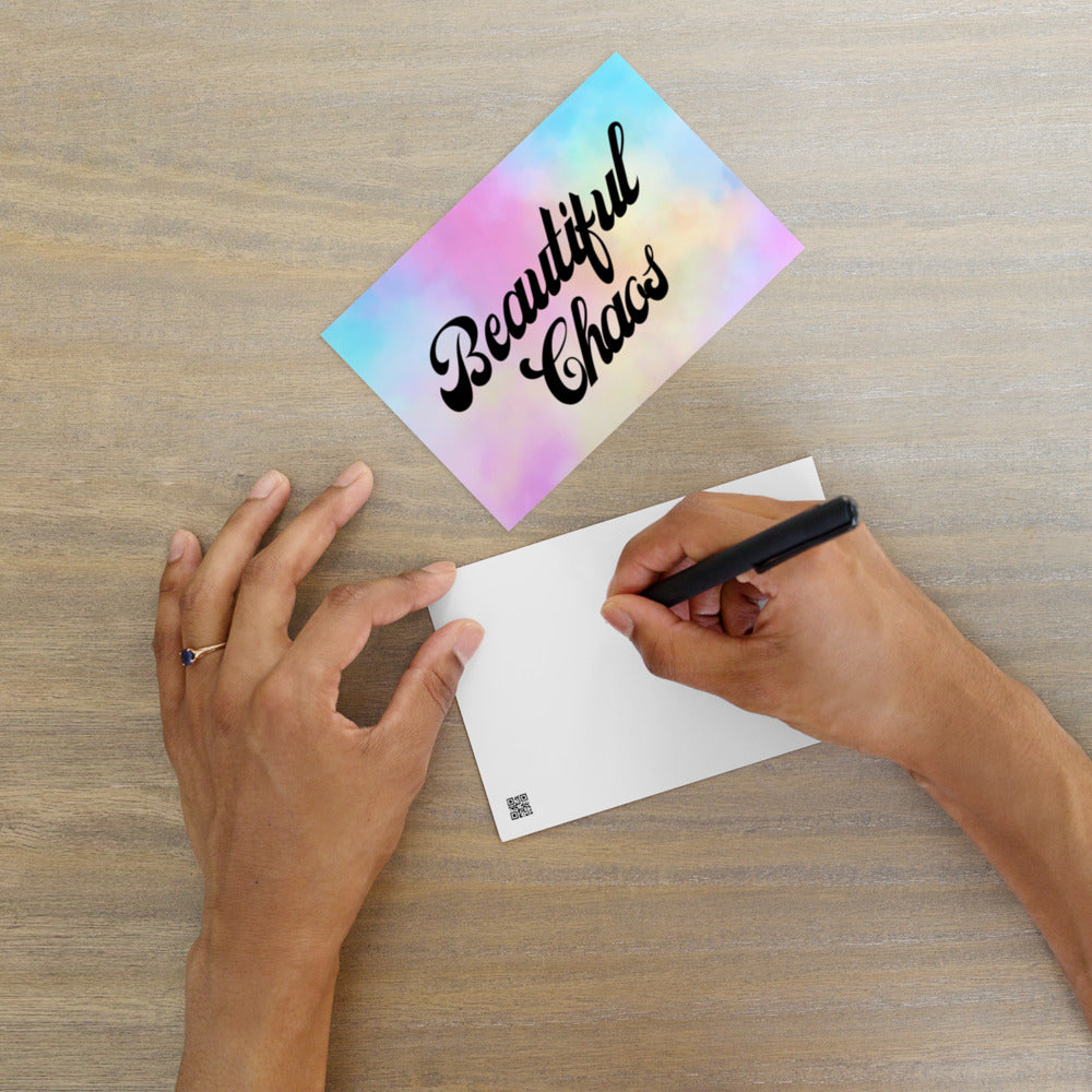 Beautiful Chaos Cotton Candy Skies Postcard - Beautiful Chaos™