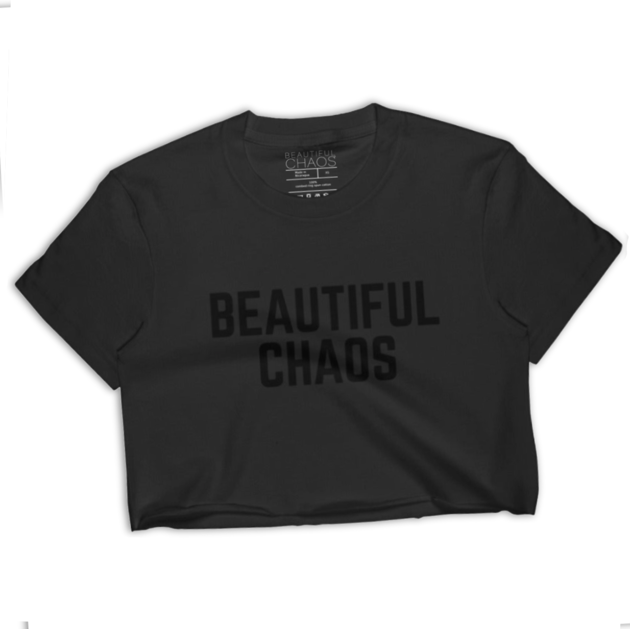 Beautiful Chaos Crop Top Black - Beautiful Chaos™