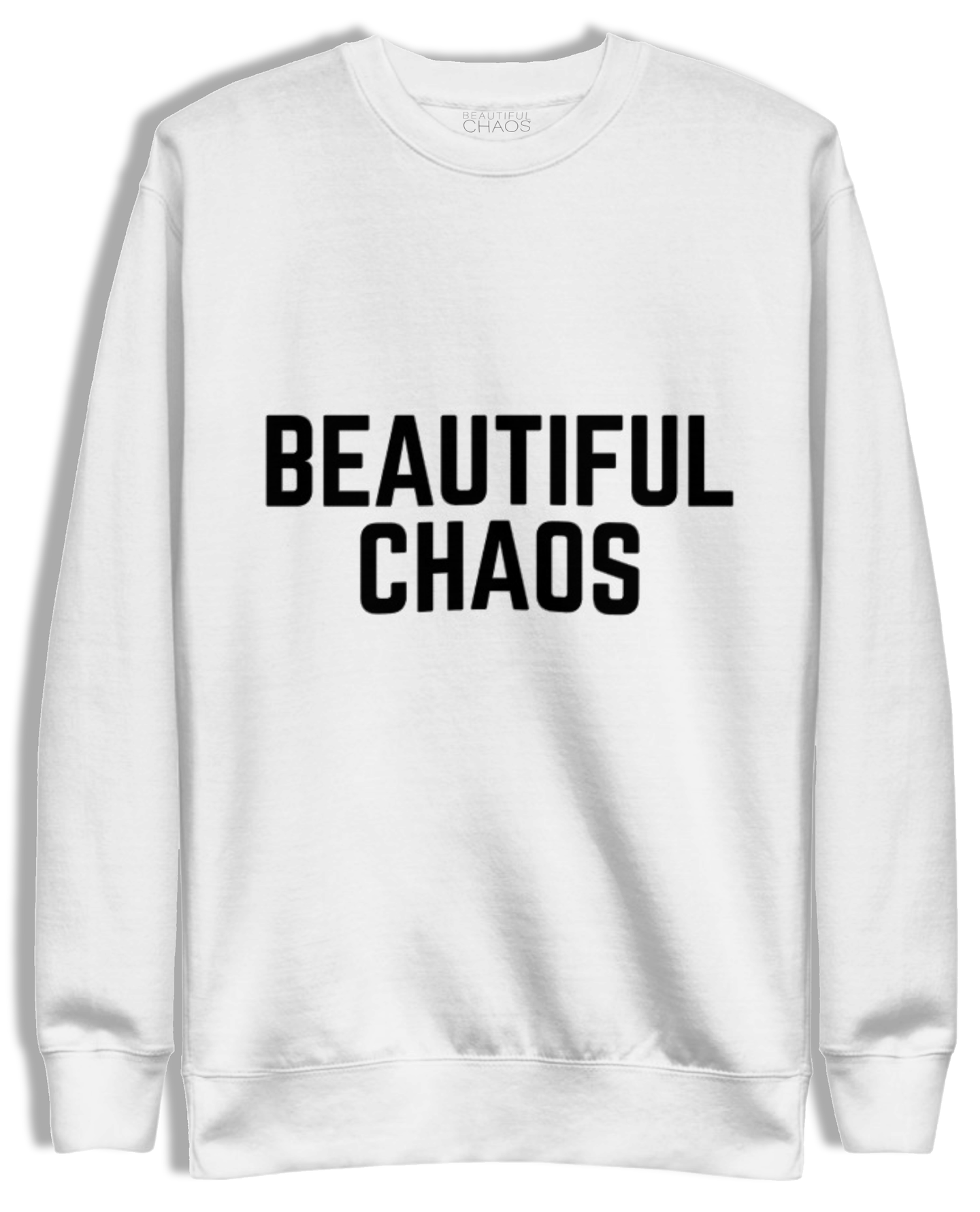 Beautiful Chaos Fleece Sweater - White - Beautiful Chaos™