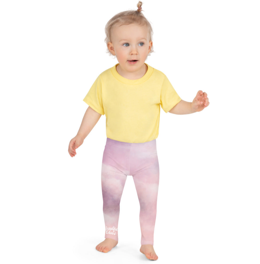 Beautiful Chaos Head in the Clouds Kid's Leggings