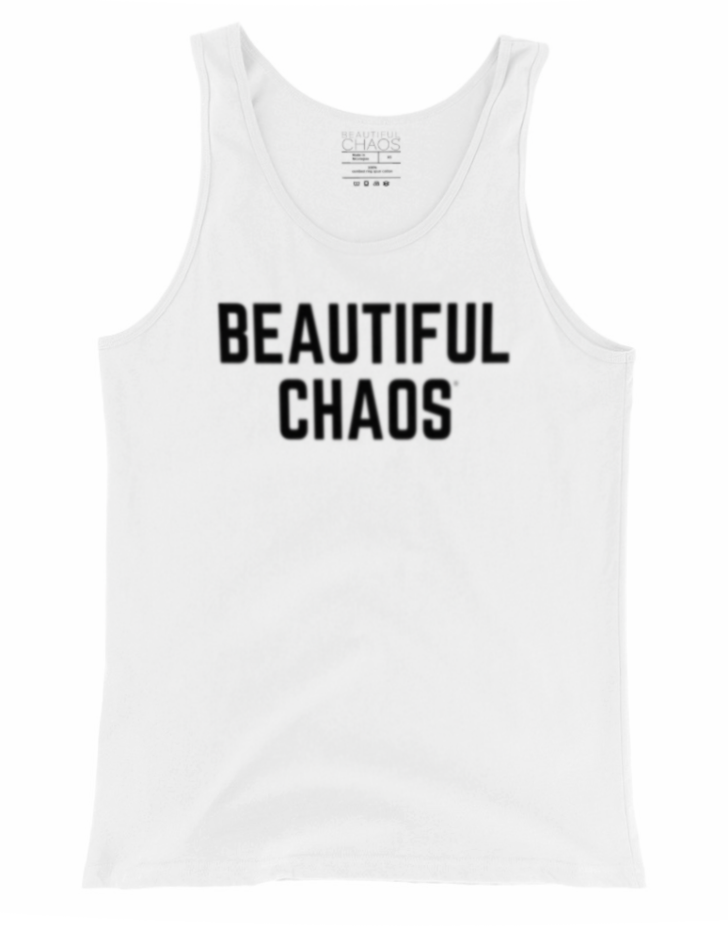 The Beautiful Chaos®  Iconic White Tank Top - Beautiful Chaos®