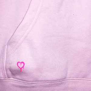 The Beautiful Chaos Impact Hoodie - Baby Pink + Neon