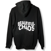 Load image into Gallery viewer, The Beautiful Chaos Impact Eco - Hoodie - Black x White