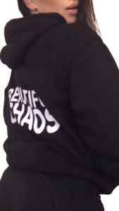 The Beautiful Chaos Impact Eco-Hoodie - Black x White