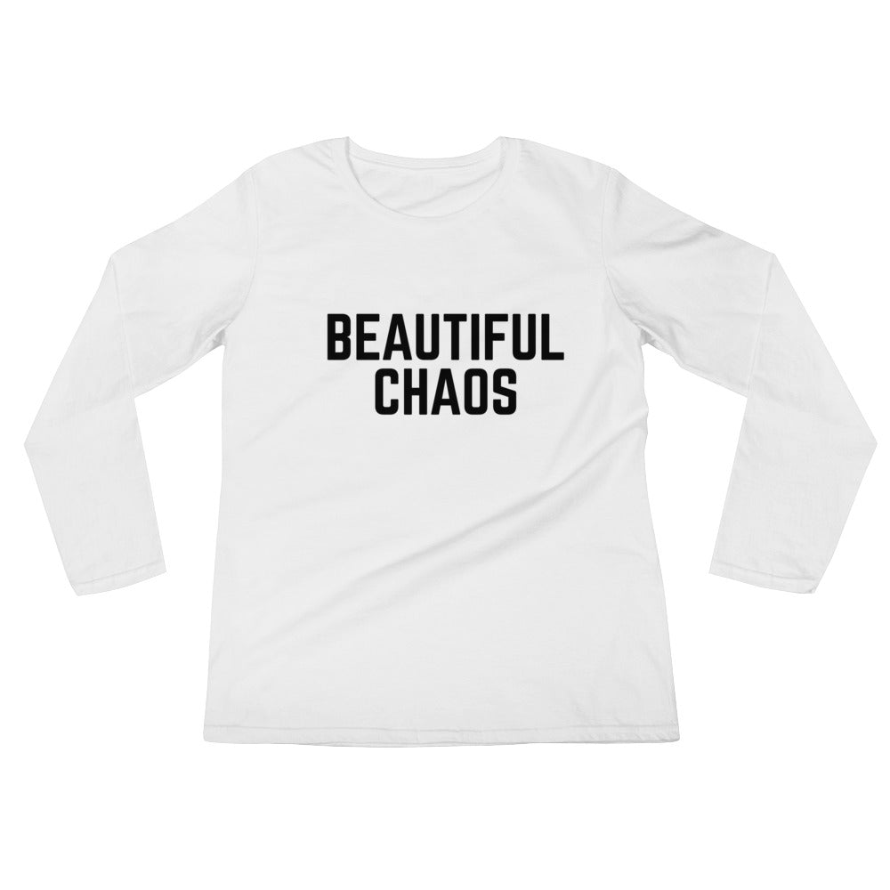 Beautiful Chaos Ladies’ Long Sleeve T-Shirt - Beautiful Chaos™