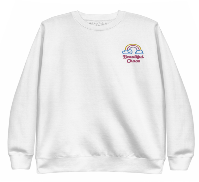 Beautiful Chaos Rainbow Embroidered Youth Sweater - Beautiful Chaos™
