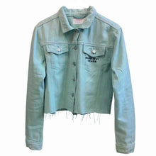 Load image into Gallery viewer, Raw Edge Crop Denim Jacket - Beautiful Chaos®