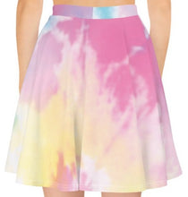 Load image into Gallery viewer, TheHighestHighsBeautifulChaosTieDyeSkaterSkirt