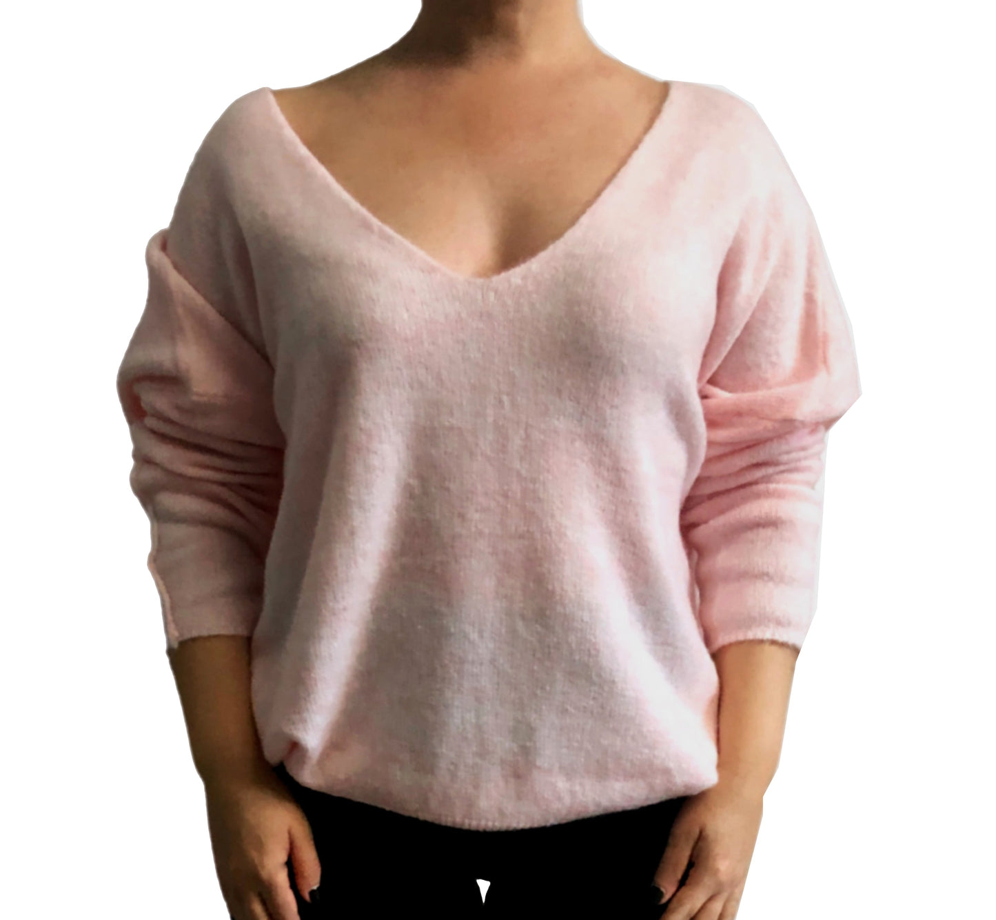Beautiful Chaos V-Neck Wool Blend Sweater