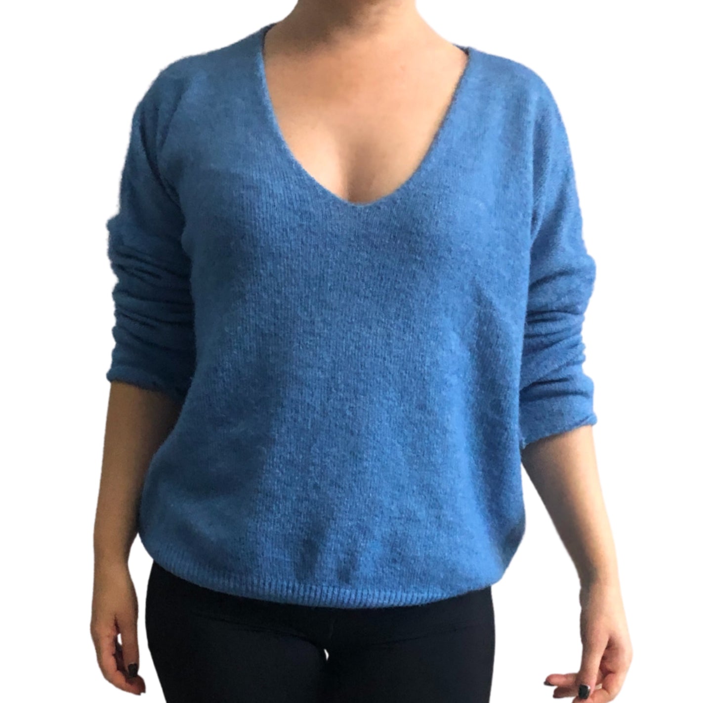 Beautiful Chaos V-Neck Wool Blend Sweater