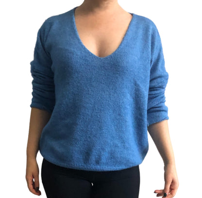 Beautiful Chaos V-Neck Wool Blend Sweater