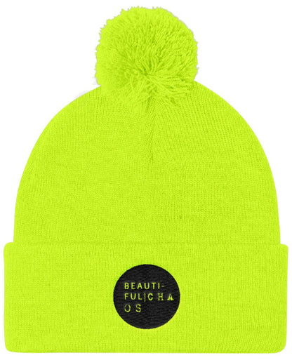     BeautifulChaos_OGPomPomKnitCapNeon