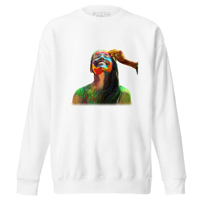 Beautiful Chaos x Holi Festival x  JTM Premium Sweatshirt - White