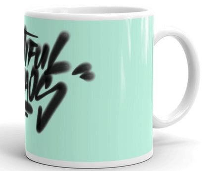 TheBeautifulChaosCannonGraffitiMug-HummingbirdBlue11oz