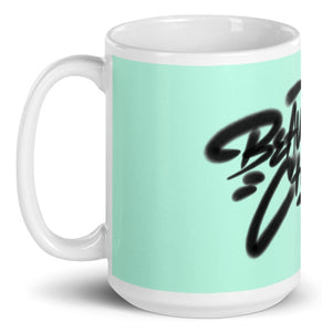 The Beautiful Chaos Cannon Graffiti Mug - Hummingbird Blue - Beautiful Chaos™