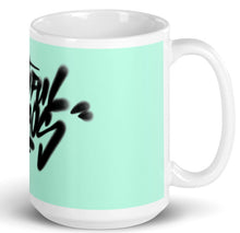 Load image into Gallery viewer, The Beautiful Chaos Cannon Graffiti Mug - Hummingbird Blue