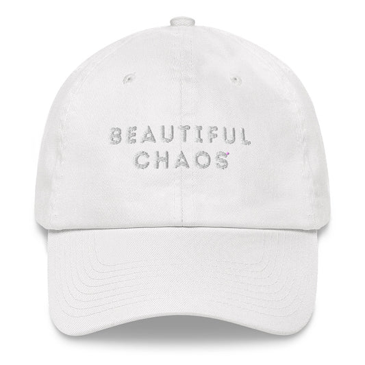 The Beautiful Chaos Embroidered Cap - White - Beautiful Chaos™
