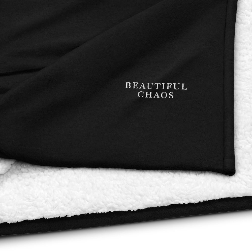 The Beautiful Chaos Embroidered Premium Sherpa Blanket - Beautiful Chaos™
