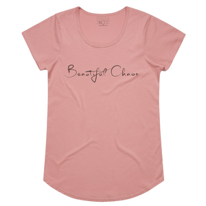 The Beautiful Chaos Go With The Flow Scoop Tee