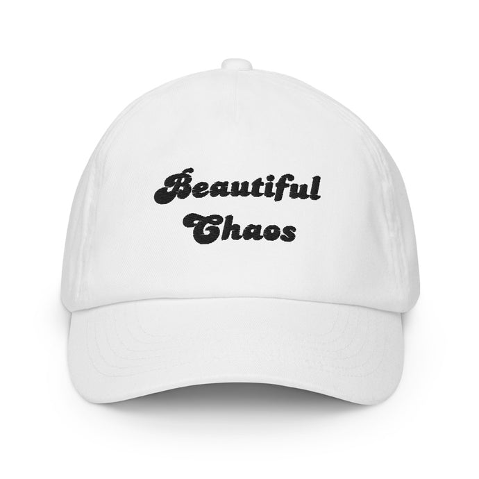 TheBeautifulChaos_ClassicEmbroideredKidscapWhitefront