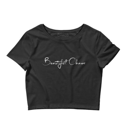 The Beautiful Chaos®  Just Go With The Flow Women’s Crop Tee - Beautiful Chaos™