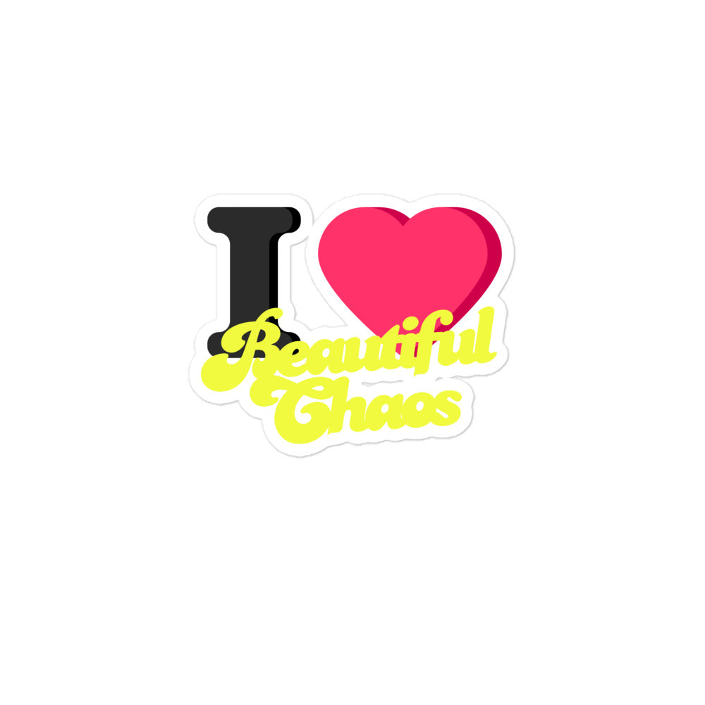 I <3 Beautiful Chaos Sticker - Beautiful Chaos™