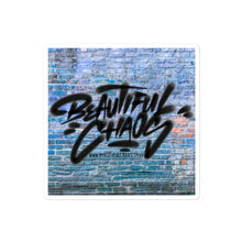 Load image into Gallery viewer, The Beautiful Chaos Cannon &amp; Bricks Graffiti Sticker - Slow Blue - Beautiful Chaos™