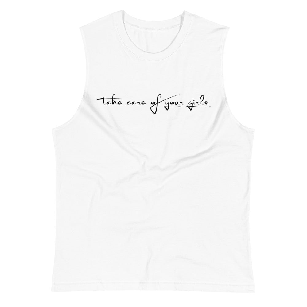 Take Care Of Your Girls Muscle Tank - Breast Cancer Fundraiser - Beautiful Chaos™