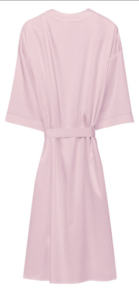 The Beautiful Chaos Embroidered Satin Blend Robe 