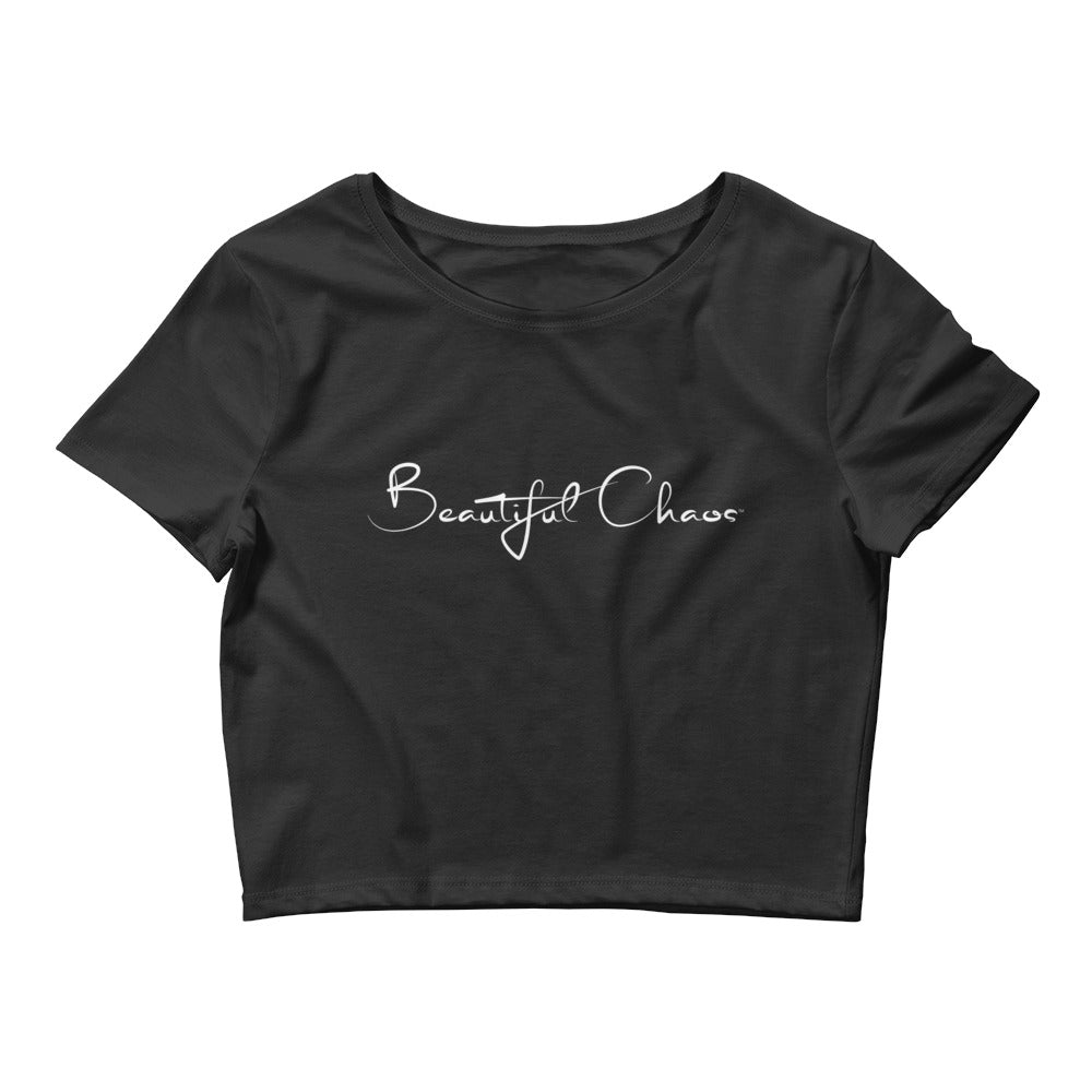 The Beautiful Chaos®  Just Go With The Flow Women’s Crop Tee - Beautiful Chaos™